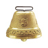 Alpine bell for cattle : Size:No. 10 Ø 100MM - H 70MM - loop 50MM