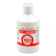 Voedingssupplement vruchtbaarheid Vitamine E + selenium Red Animals 500 ml Voedingssupplement vruchtbaarheid Vitamine E + selenium Red Animals 500 ml
