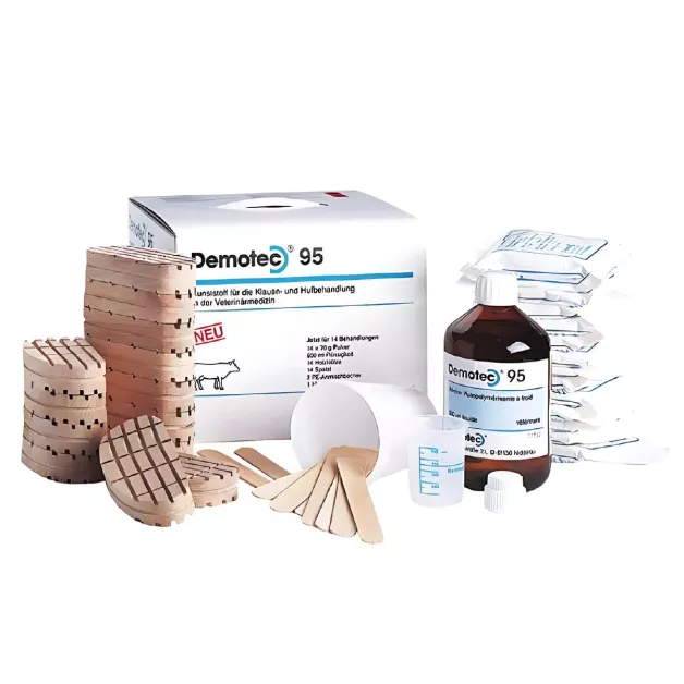 Kit colle et semelles Démotec pour le soin des onglons des bovins
