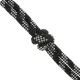 Knotted rope halter for horses