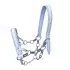 Halster voor trekpaard : Model:Leer + ketting