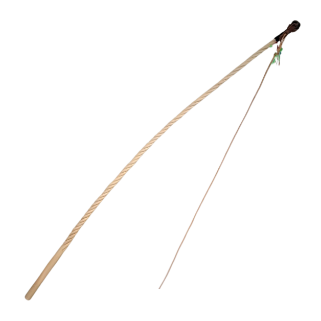 Gevlochten zweep 130 CM