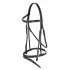 Leather bridle : Size:Draft horse, Color:Black