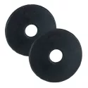 Washers for rubber jaws
