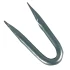 Galvanized U nail : Height:4