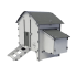 Chicken Coop Harmony in recycled plastic : Model:4 hens