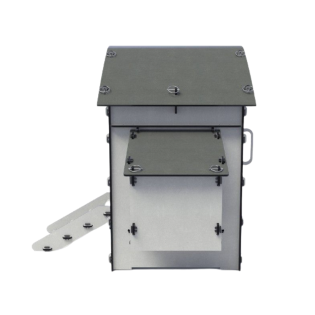 Harmony chicken coop in recycled plastic