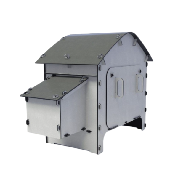 Harmony chicken coop in recycled plastic