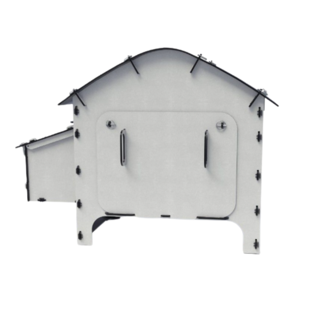 Harmony chicken coop in recycled plastic