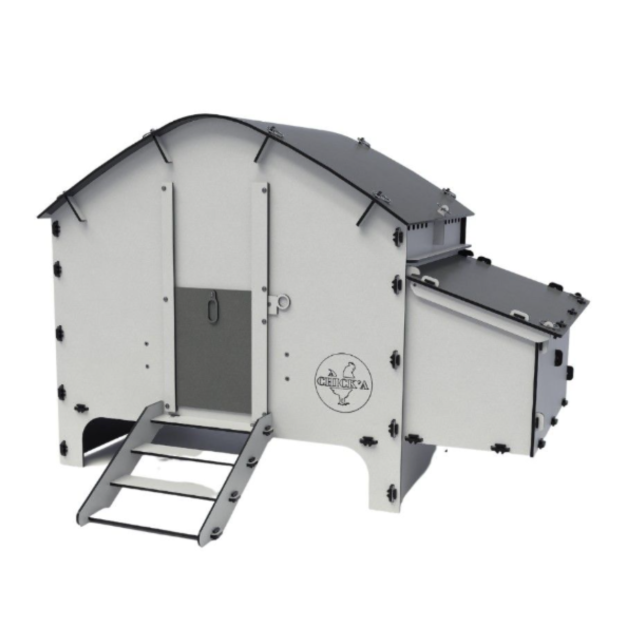 Harmony chicken coop in recycled plastic