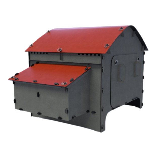 Harmony chicken coop in recycled plastic