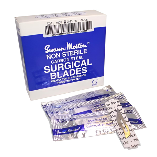 Blades and scalpels Blades and scalpels