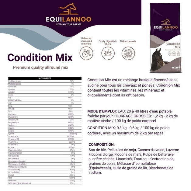 Equilannoo Condition Mix 20 kg Equilannoo Condition Mix 20 kg