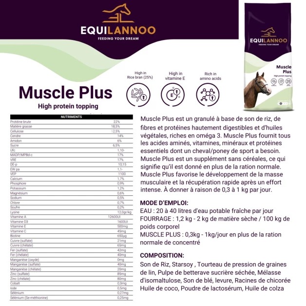 Equilannoo Muscle Plus 15 kg Equilannoo Muscle Plus 15 kg