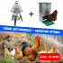 Pack trémie anti-nuisibles 20 kg + Abreuvoir OPTIMUS 25 Litres