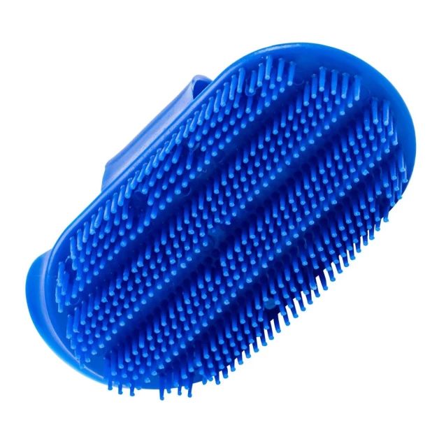 Blauwe Finse plastic krab. Blauwe Finse plastic krab.