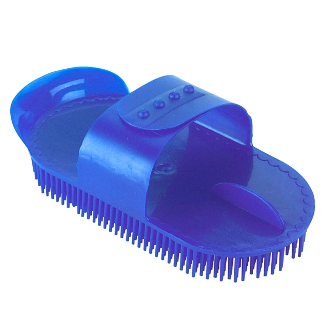 Étrille plastique finlandaise bleue