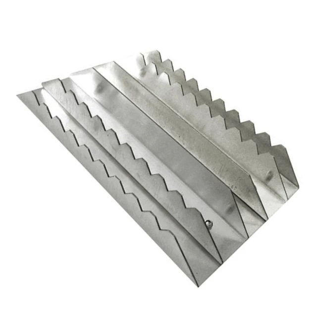 Étrille rectangulaire en aluminium
