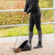 Manure scoop with handle
