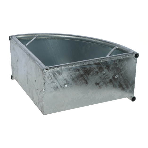 Ultra-sturdy wall-mounted feeder for horses