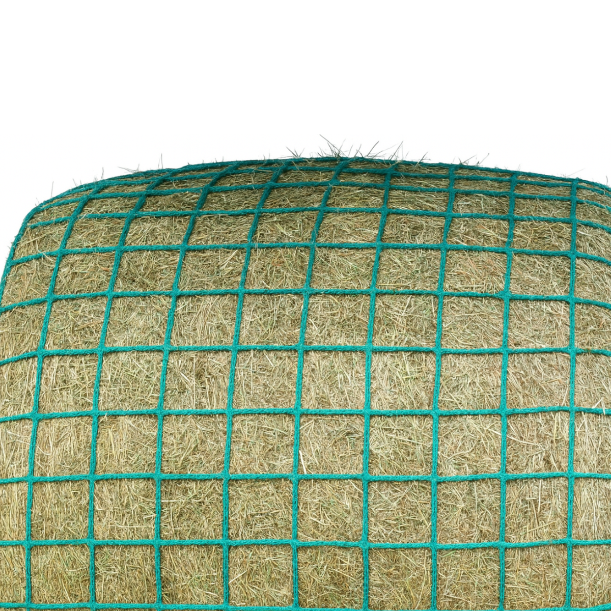 Flat hay net for round or square bale