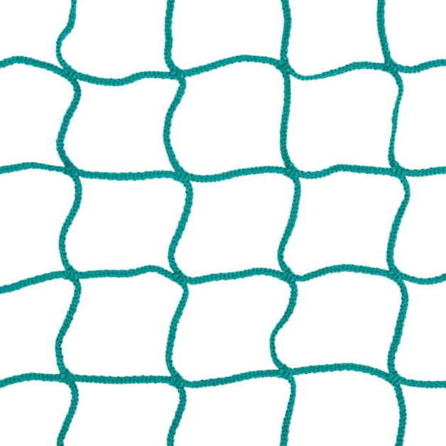 Flat hay net for round or square bale