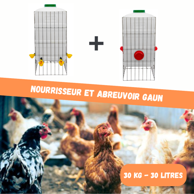 Feeder and waterer pack GAUN