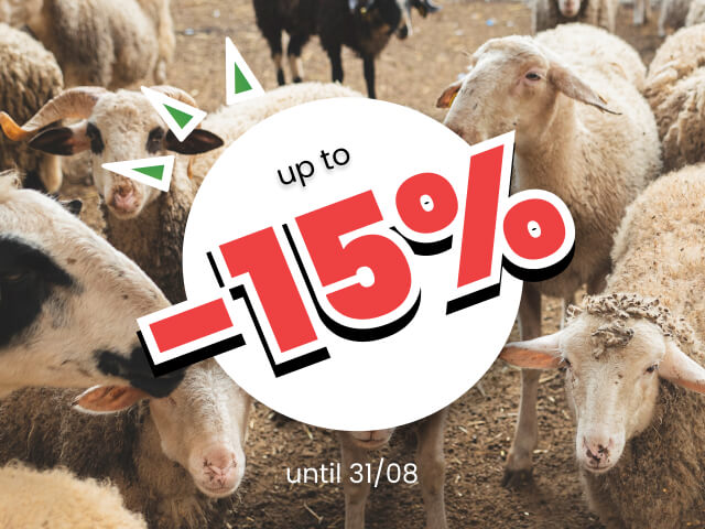 Enjoy 10% off the entire site and up to 15% off on purchases of €500 or more.