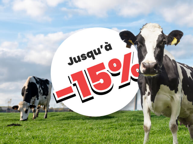 Jusqu'à -15% sur le matériel de clôture / le matériel de prairie