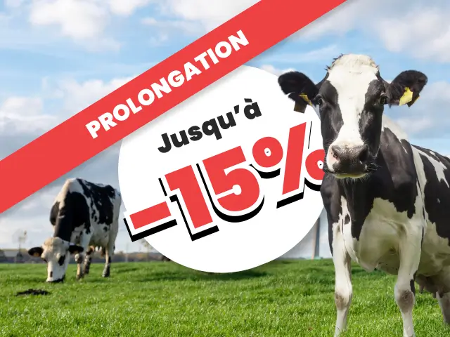 Prolongation : jusqu'à -15% sur le matériel de clôture / le matériel de prairie