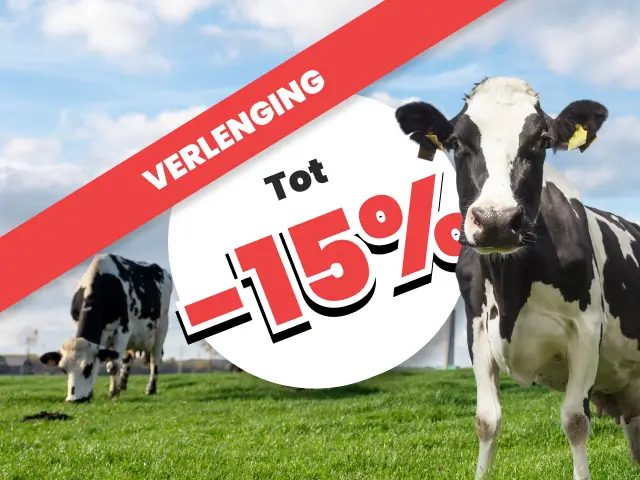 Verlenging : tot -15% korting op afrasteringsmateriaal / weidemateriaal