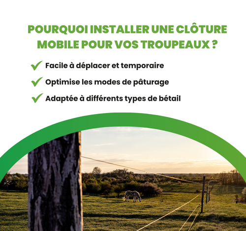 Install a mobile fence