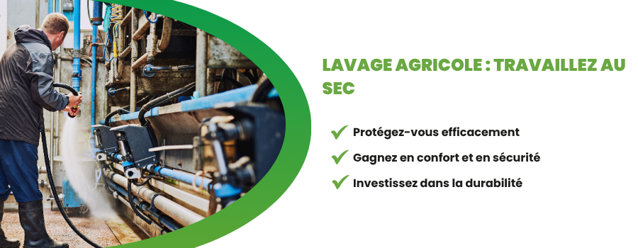 Vêtements imperméables pour travail agricole